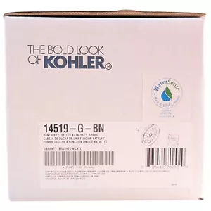 Kohler Bancroft Showerhead 14519-G-BN Vibrant Brushed Nickel New Sealed - Picture 1 of 3