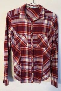 Maurices kariertes Hemd, Damen Größe Large L, Perlendruckknopf, Western, Knopfleiste - Bild 1 von 5