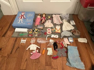Vintage 60er Jahre Penny Brite 8" Puppe mit Koffer Kleidung, Zubehör & Barbie - Bild 1 von 24