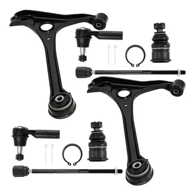 Kit Tierods Braços de Controle Inferiores Frontais 8 peças para 1998-2007 Ford Taurus Mercury Sable - Imagem 1 de 4