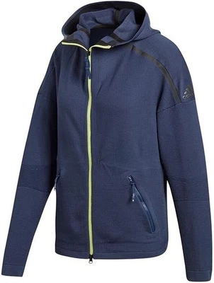 Adidas MUJER TENIS Z.N.E.JACKET SUDADERA CON CAPUCHA CF7342 Medio Noble Índigo NUEVO CON ETIQUETAS Foto 1 de 4