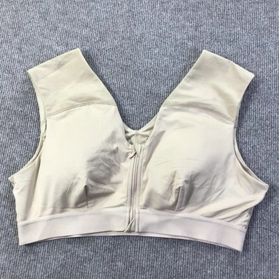 Tommie Copper Sports Bra Womens 3XL Zip Front Shoulder Support Znergy Compressio - Image 1 of 4