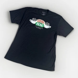 Camiseta manga corta Friends TV Show Central Perk talla XL negra con logotipo - Imagen 1 de 8