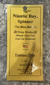 Raro Niantic Bay Spinner 1,25” rojo modelo #114 - Imagen 1 de 1