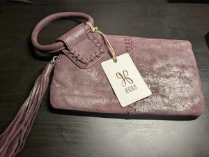 HOBO Sable Wristlet Plum Leather Suede - Picture 1 of 6