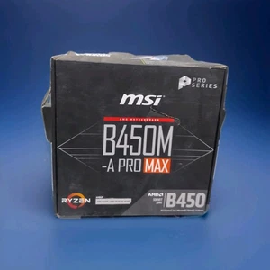 Placa madre MSI B450M-A PRO MAX II AM4 AMD B450 SATA 6 Gb/s Micro ATX caja abierta  - Imagen 1 de 4