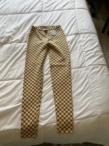 XL Gap Kids Cozy Fleece Leggings Brown/ Tan - Picture 1 of 2