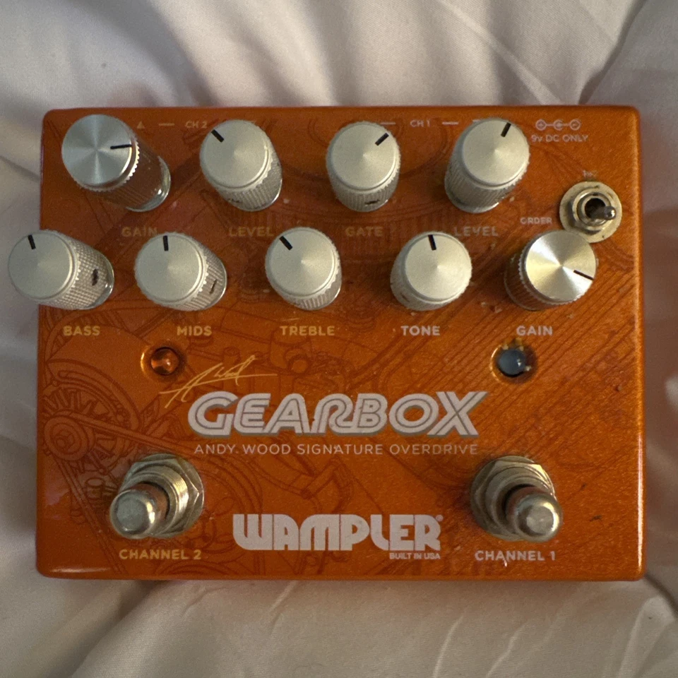 Pedal Overdrive Wampler Gearbox Andy Wood Signature Foto 1 de 4