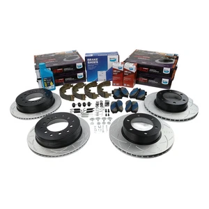 Bendix Front & Rear Brake Pads + Rotors for Toyota Prado KZJ95R RZJ95R VZJ95R - Picture 1 of 2