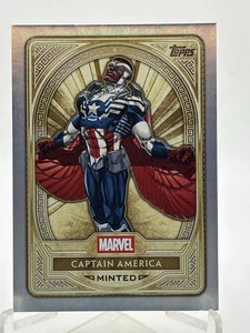 SDCC 2025 Exclusive Topps Marvel Mint Captain America / Falcon Gold - Bild 1 von 2