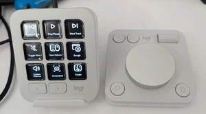 Logitech MX Creative Console - pale grey, as new with box - Picture 1 of 4