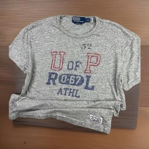 Polo Ralph Lauren T-Shirt Classic Fit U Of P Graphic Tee Kurzarm Herren Gr. S - Bild 1 von 5