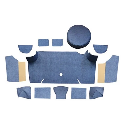 Trunk Mat for 1967-1968 Ford Mustang Fastback Trunk Kit w/Boards Nylon - Image 1 of 4