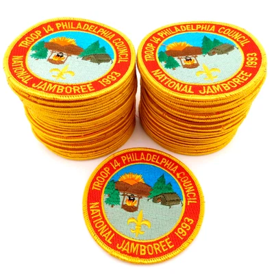 Boy Scouts Scouting Patches Lot of 74 Philadelphia Council National Jamboree 93 - Image 1 of 3