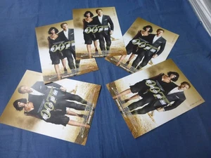 Paquete de 5 hojas de carteles de películas Daniel Craig James Bond 007 Quantum of Solace usados - Imagen 1 de 2
