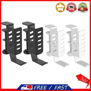 Desk Side Laptop Holder No Drill Metal for Office Home Laptops/Tablets/Headphone - Afbeelding 1 van 18