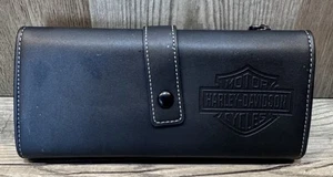 HARLEY-DAVIDSON® TRAVEL TECH TRI-FOLD ORGANIZER Wallet Cord Organizer - Picture 1 of 3