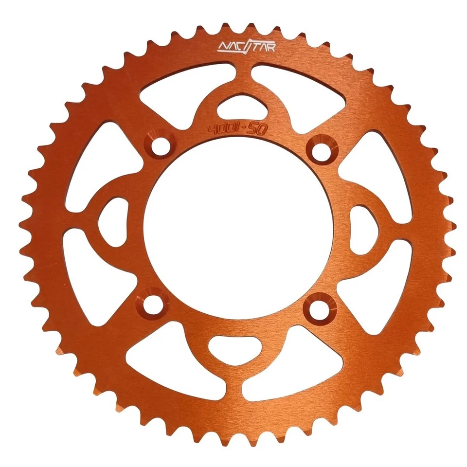 KTM SX-E5 Rear Sprocket 50 Teeth NACSTAR ORANGE Husky EE5 GAS GAS 50T KTM SX E5 - Image 1 of 1