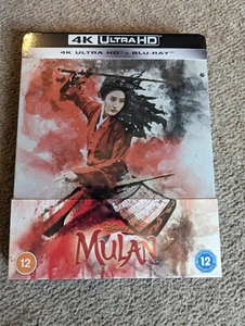 Disney Mulan 2020 4K Ultra HD and BluRay Steelbook - Picture 1 of 2