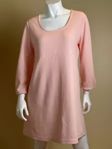 Free Assembly Women’s Peach Dress Long Sleeve Sz M NWT (3) - Picture 1 of 9