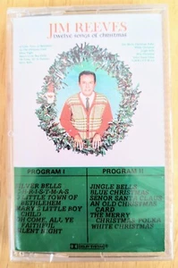 Jim Reeves - Twelve Songs Of Christmas (1972) cassette Factory Sealed - Picture 1 of 2