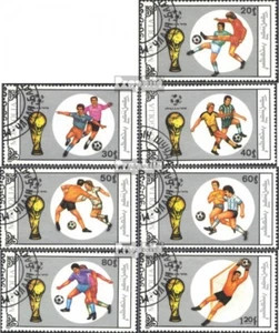 Mongolia 2121-2127 (complete issue) used 1990 Football-WM ´90,  - Picture 1 of 1