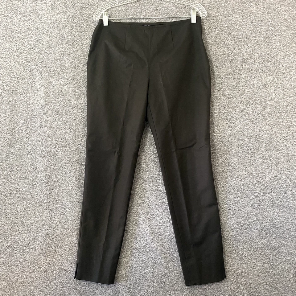 Pantalones de vestir Worth New York para mujer talla 4 marrón ajustados pierna recta algodón cremallera Foto 1 de 4