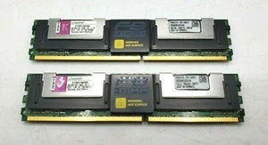 KINGSTON KTM5780/8G 4GBx2 SERVER MEMORY KIT PC2 5300F - TESTED w/ WARRANTY!! - Picture 1 of 2