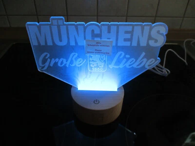 VERTRIEBSARENA TSV 1860 München LED-Lampe-Nachtlicht "Münchens Große Liebe"