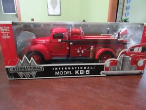 DCP TOY TRUCKER 1/16 1947 IH MODEL KB-5 FIRE TRUCK - NIB - Picture 1 of 13
