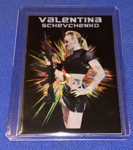 Valentina Schevchenko UFC Custom Machinegun Holo Refractor Card - Picture 1 of 4