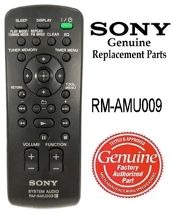 New Genuine Sony RM-AMU009 Audio Remote Control LBT-ZX99I MHC-EC98PI CMT-BX20i - Picture 1 of 1