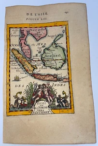 INDONESIA MALACCA 1683 ALAIN MANESSON MALLET ANTIQUE MAP 17TH CENTURY - Picture 1 of 3