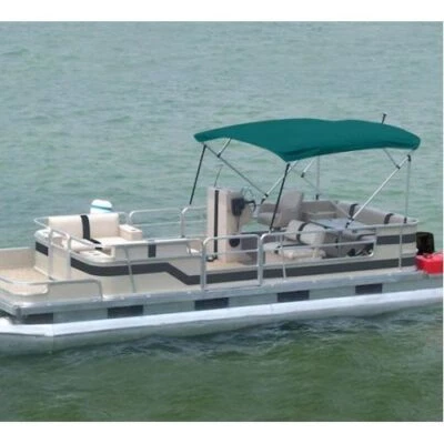 Carver 510A-03 Parasol Verde Persa 4 Arcos Estándar Pontón Bimini Top NUEVO Foto 1 de 3