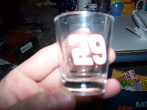 Kevin Harvick shot glass Cover