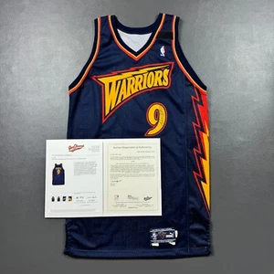 100% Authentic John Starks Signed 99 00 Warriors Game Used Worn Jersey 44+4" - Picture 1 of 12