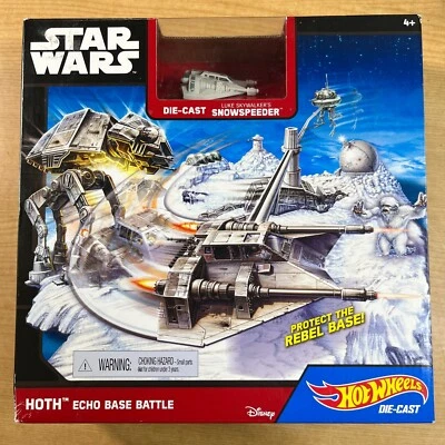 Hot Wheels Star Wars: Hoth Echo Base Battle Juego Nuevo Foto 1 de 2