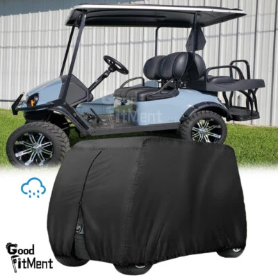 For EZ-Go Express Fleet Golf Cart Cover 2/4 Passenger Waterproof Rain Heavy Duty - Image 1 of 4