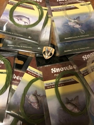 Snowbee Salmon Tapered Poly Versi Leaders 10 & 5 Foot Float & Sink Options  - Image 1 of 3