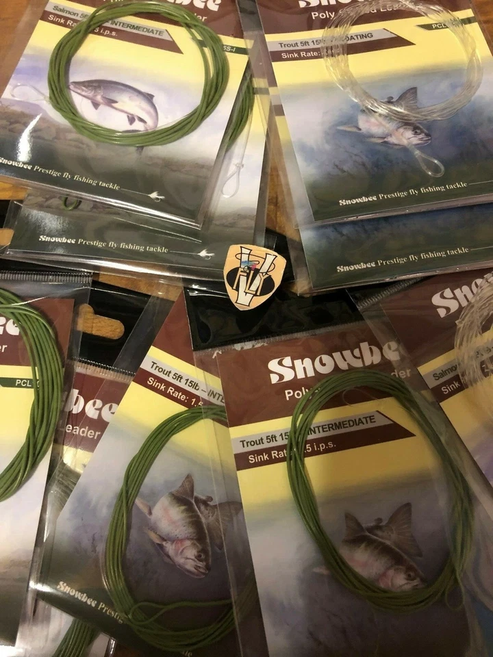 Snowbee Trout Tapered Poly Versi Leaders 10 & 5 Foot Float & Sink Options  - Image 1 of 1