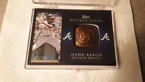 2012 Topps Retired Ring #RR-HA Hank Aaron * 62/736 * NM/MINT CONDITION ** LOW SERIAL # - Bild 1 von 2