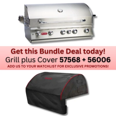 Bull Brahma 38-in 5-Burner Built-In Stainless Steel Propane Gas Grill With Cover - Image 1 of 4