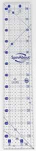 Quilting Ruler "Spin About" by Quiltcut 2.5" x 12.5 rectangle quilting ruler NEW - Picture 1 of 2
