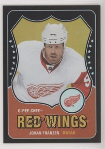 2010-11 O-Pee-Chee Black Rainbow Retro /100 Johan Franzen #371