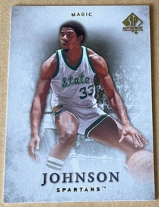 MAGIC JOHNSON HOF 2012-13 UPPER DECK SP AUTHENTIC Card #4 NM-MT Condition - Picture 1 of 2