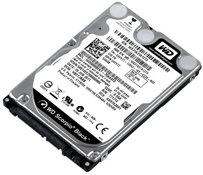 Hard Drive Dell 04YY77 WD5000BEKT-75KA9T0 500GB 7.2K 16MB SATA II 2.5'' - Image 1 of 3
