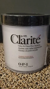 Clarite by OPI Simply Natural 11.20 oz Nail Powder Odor & Dust Free New - Picture 1 of 3