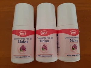 N.3 Deodorante Deo Roll-on Malva Just 50 ml - OFFERTA - per pelle sensibile - Foto 1 di 1