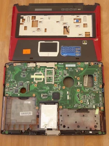 Hauptplatine defekt , Gehäuse Cover Ober-/Unterschale für Asus G71V Notebook - Bild 1 von 3
