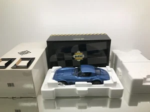EXOTO 18020 CHEVROLET CORVETTE GRAND SPORT COUPE -BLUE 1:18- HIGH QUALITY IN BOX - Imagen 1 de 16